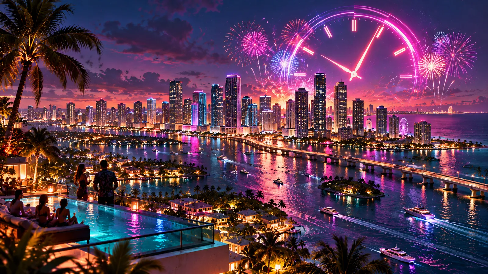 GTA 6 release date: neon countdown illustration