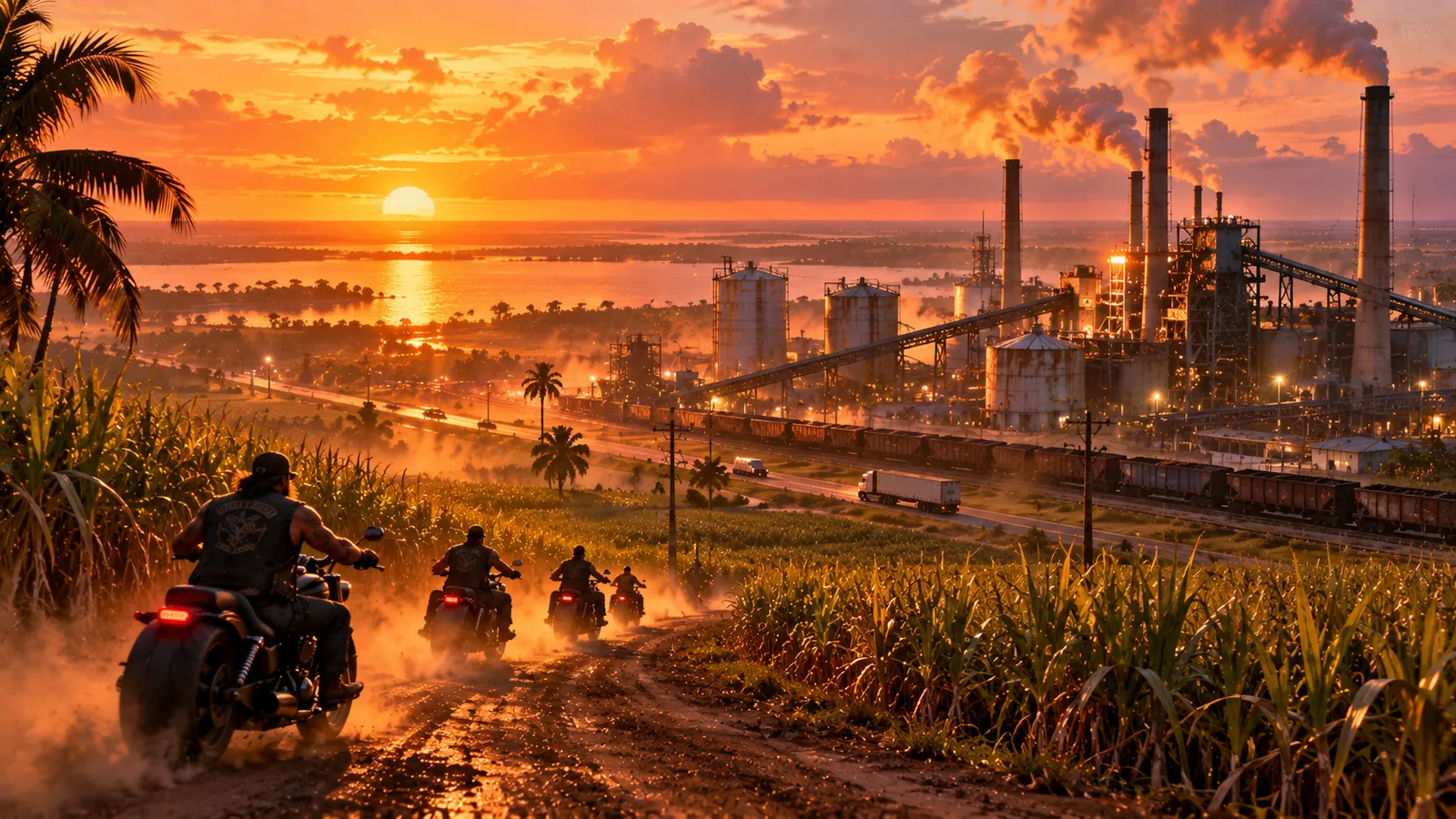 Ambrosia in GTA 6: fan illustration inspired by the sugar towns around Lake Okeechobee
