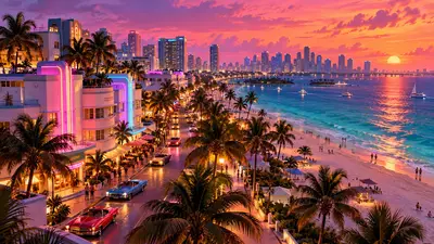 Vice City in GTA 6: fan illustration